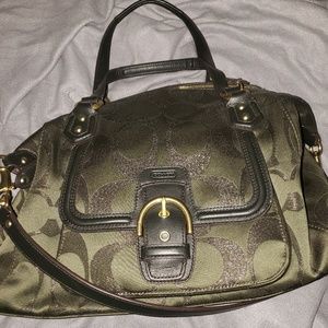 Bnwt beautiful sparkle Coach Large Satchel